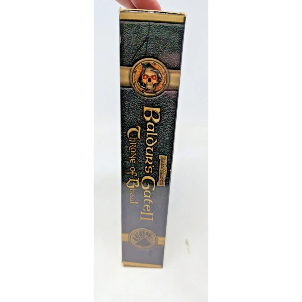 Baldur's Gate II: Throne of Bhaal (PC, 2001) BIG BOX Complete Fast Ship